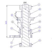 Dibujo de piezas y maquinados en AutoCAD