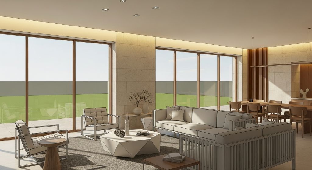 Render Sala SketchUp